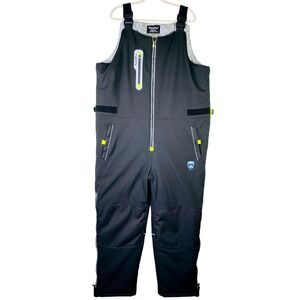 RefrigiWear Extreme Bib Overalls Black Insulated Workwear Style 0795R XL Mens